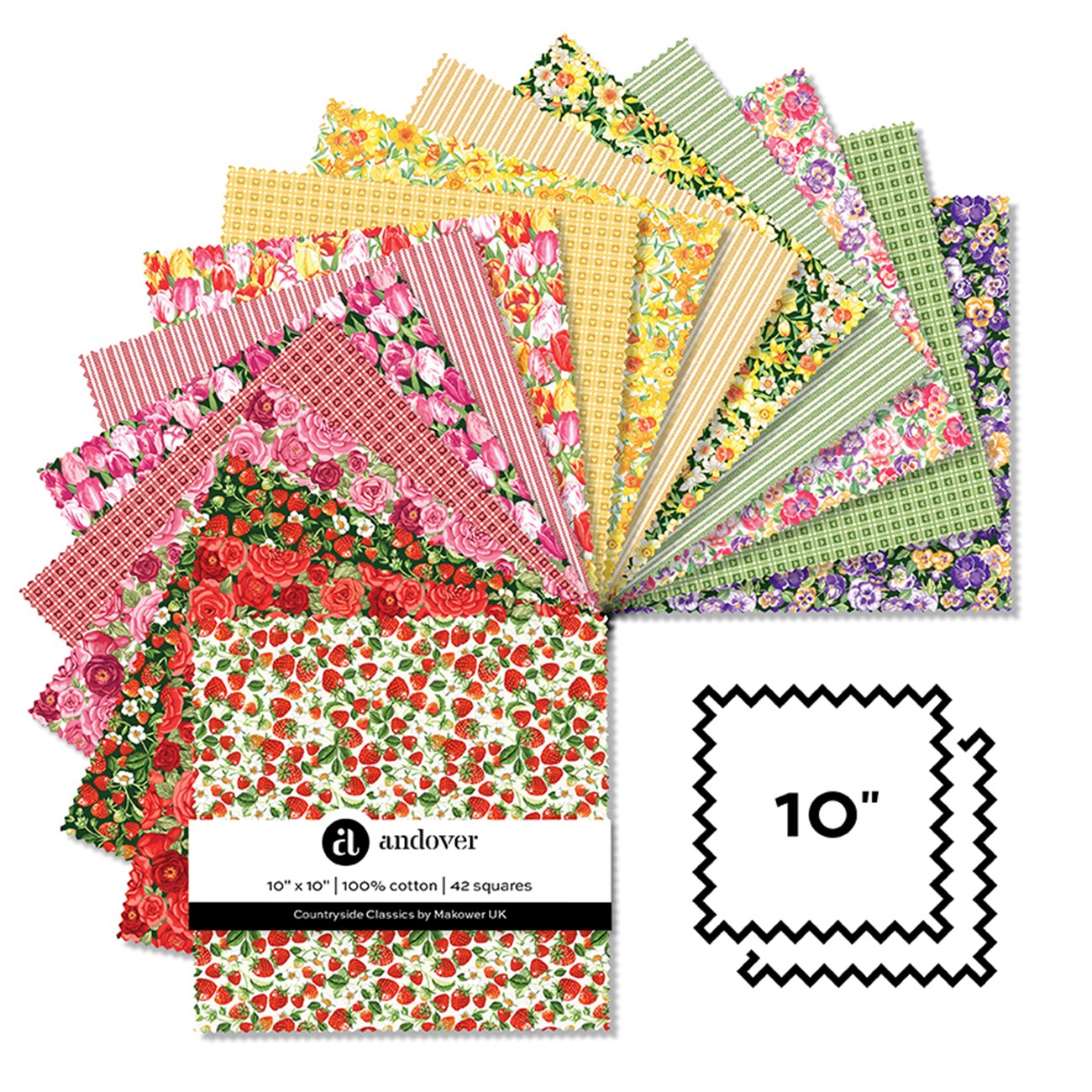 Countryside Classics - 10 Inch Square - 42 Cuts Each