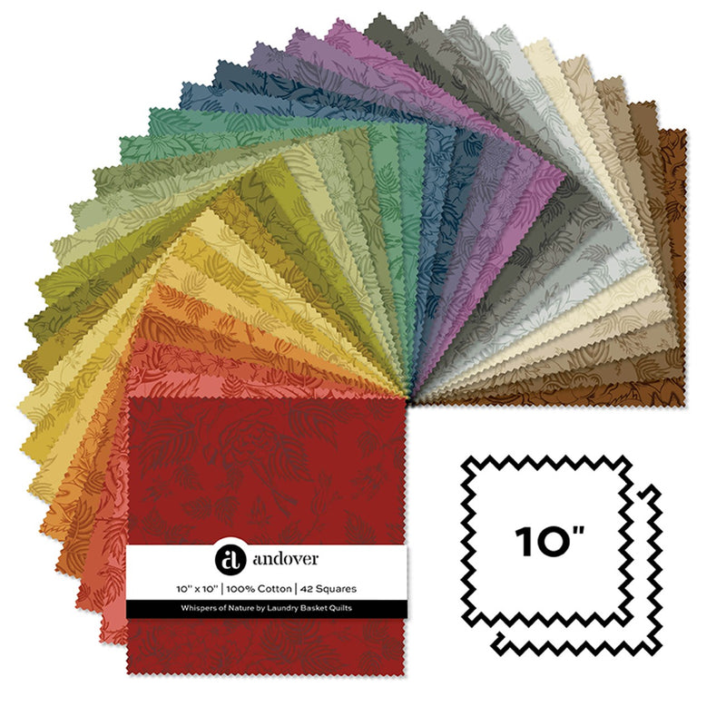 Whispers of Nature - 10 Inch Square - 42 Cuts Each