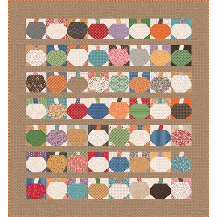 Lori Holt 10’’ Pumpkin Quilt Paper 537397