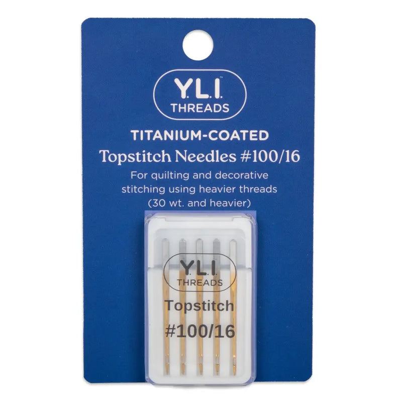#100/16 Titanium-Coated Topstitch Needles 50-1-100