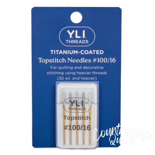 #100/16 Titanium-Coated Topstitch Needles Quilting 50-1-100