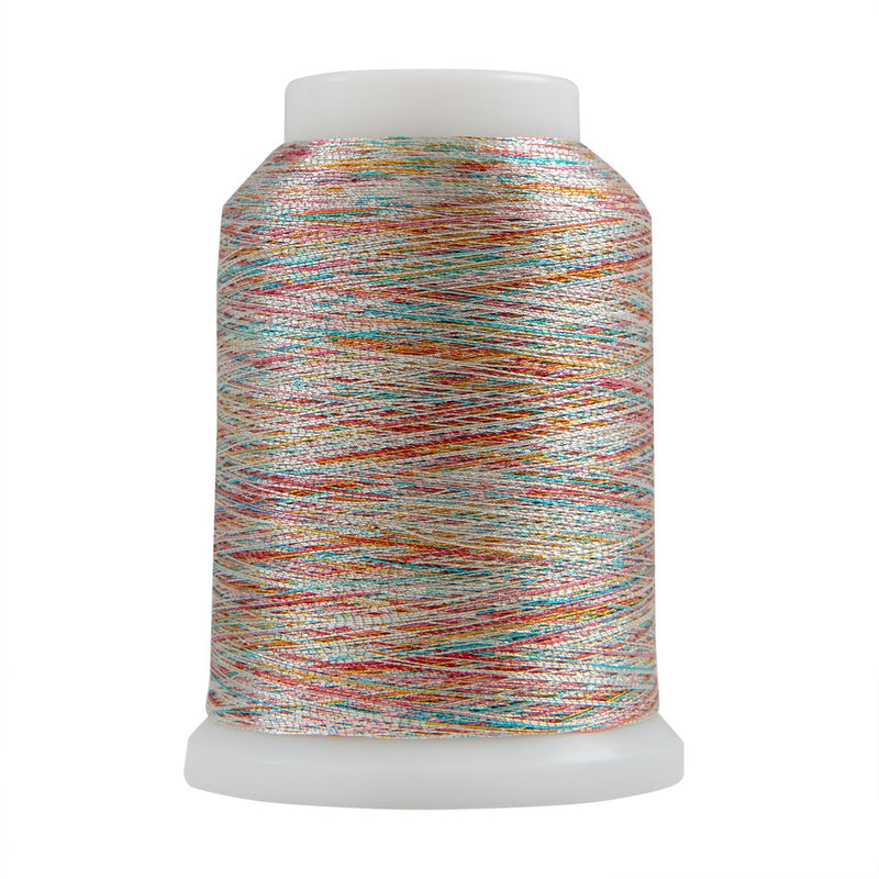 #031 Variegated Silver Superior Metallics 1090 yd Mini Cone