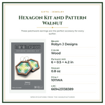 Product Specifications – Hexagon Kit and Pattern Walnut