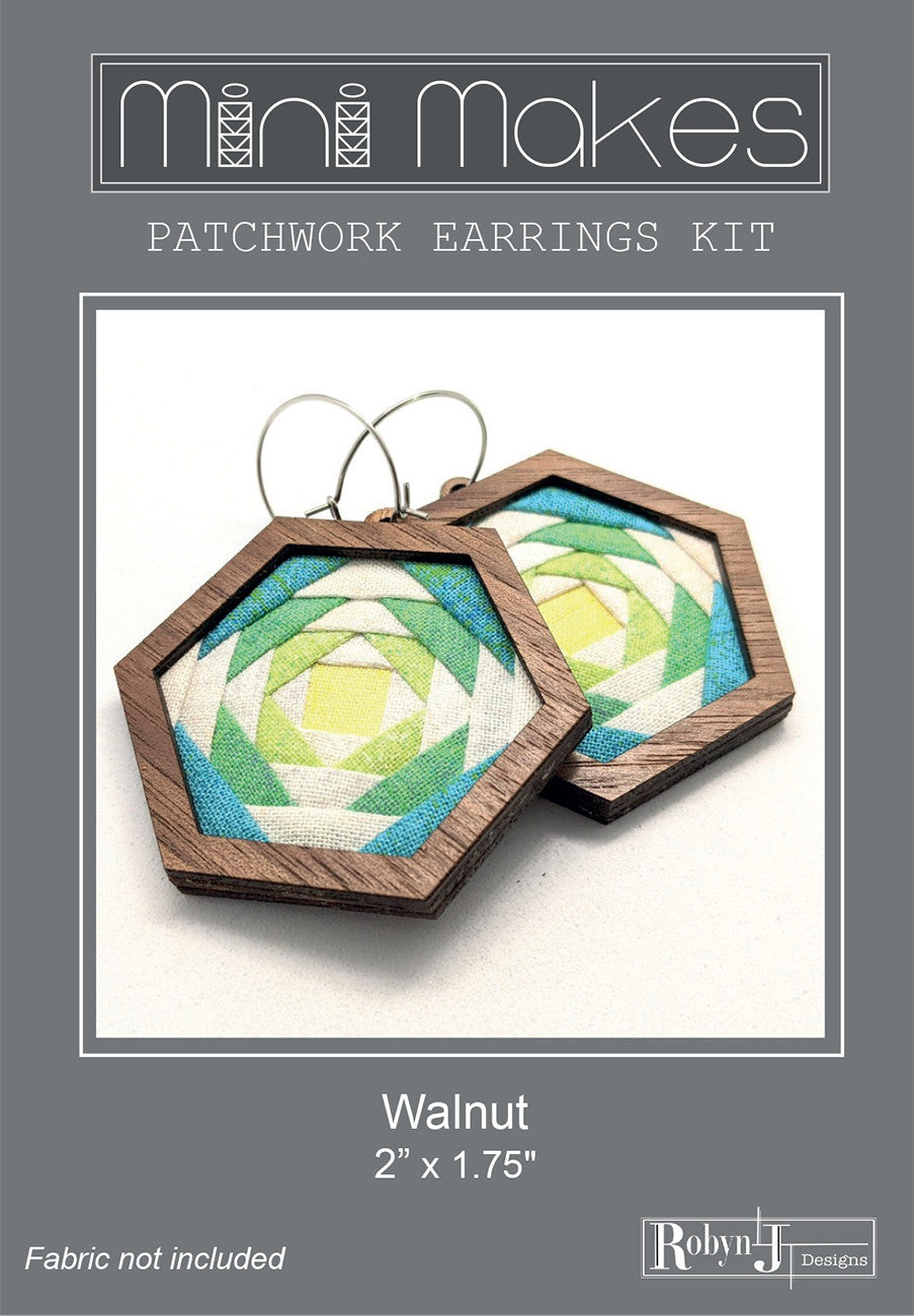 Hexagon Kit and Pattern Walnut