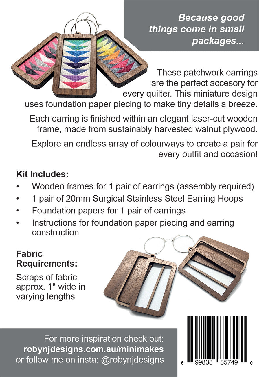 Rectangle Kit and Pattern Walnut