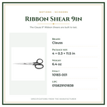 Product Specifications – Ribbon Shear 9in