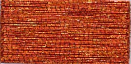 J Metallic Embroidery Thread 40wt 260d 1000yds Rust
