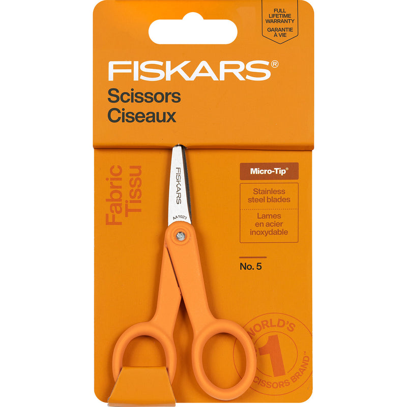 5in Micro Tip Fashion Scissor Orange