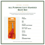 Product Specifications – All Purpose Left Handed Bent 8in