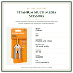 Product Specifications – Titanium Multi Media Scissors