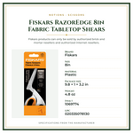 Product Specifications – Fiskars RazorEdge 8in Fabric Tabletop Shears