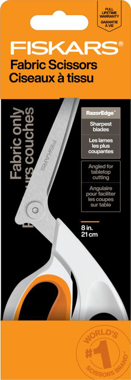 Fiskars RazorEdge 8in Fabric Tabletop Shears