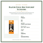 Product Specifications – Razor Edge 8in Sofgrip Scissors