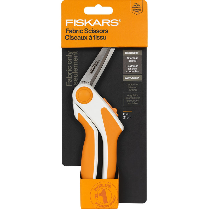 Fiskars RazorEdge Easy Action Fabric Shears for Tabletop Cutting