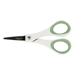 Fiskars Non-stick Titanium Softgrip Detail Scissors 5in Forest Fern