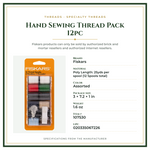 Product Specifications – Hand Sewing Thread Pack 12pc