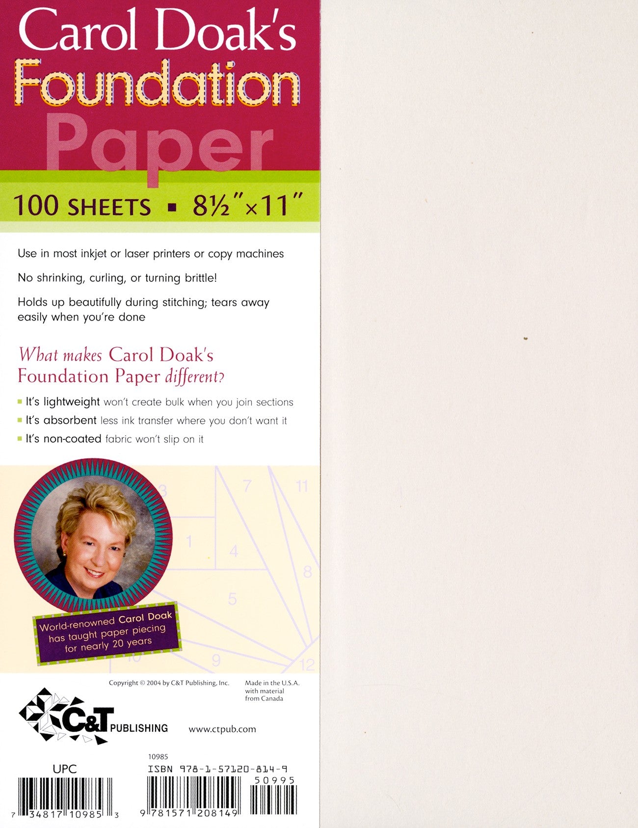 Foundation Paper Carol Doak