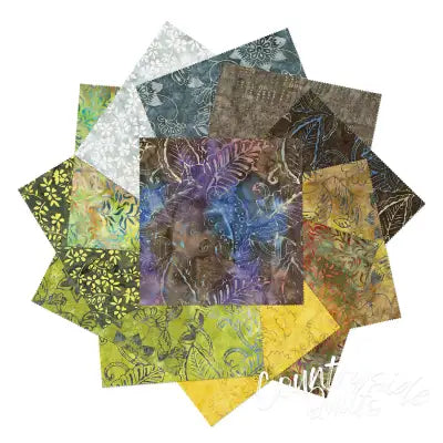 10in Squares Bali Rumba 42pcs/bundle