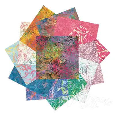 10in Squares Bali Samba 42pcs/bundle