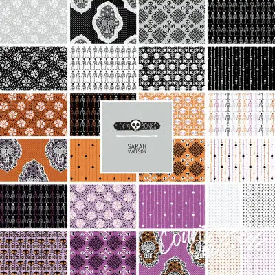 10In Squares Dem Bones 42Pcs/Bundle