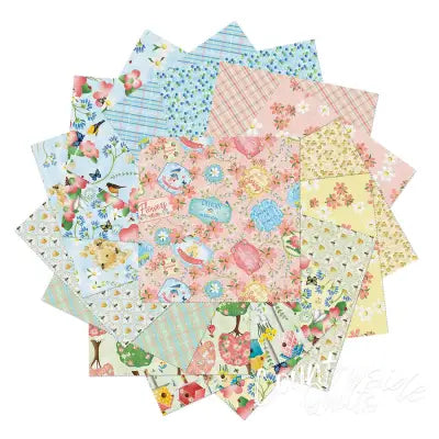 10in Squares Enchanted Spring, 42pcs/bundle