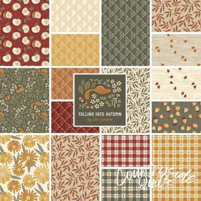 10In Squares Falling Into Autumn 42Pcs/Bundle