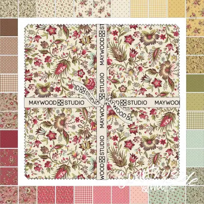 10in Squares French Market, 42pcs/bundle