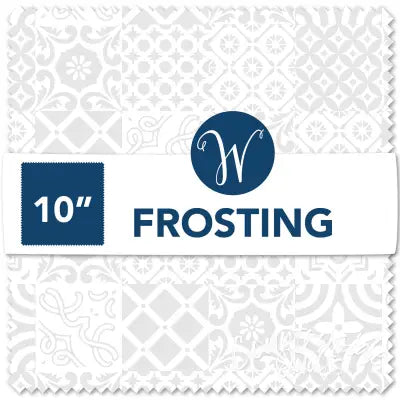 10in Squares, Frosting, 42pcs/bundle