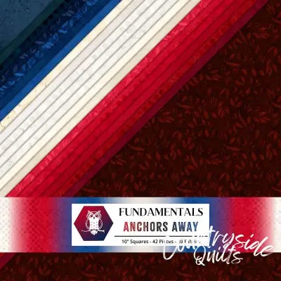 10in Squares Fundamentals: Anchors Away 42pcs