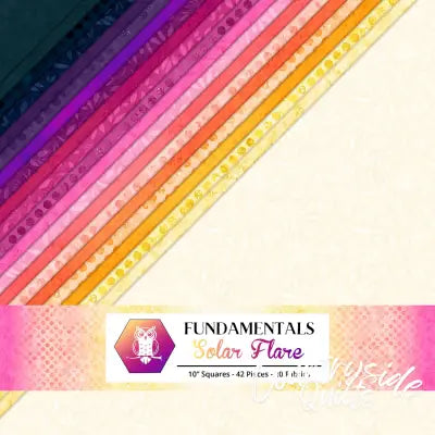 10in Squares Fundamentals: Solar Flare 42pcs