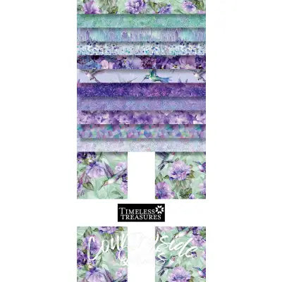 10in Squares Garden Delight 42pcs/bundle