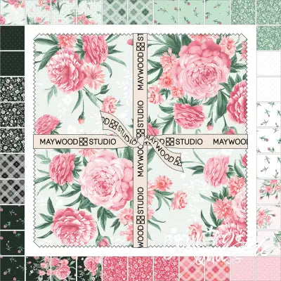 10in Squares Garden Picnic, 42pcs/bundle