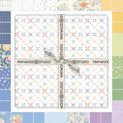 10in Squares Gathering Sun, 42pcs/bundle