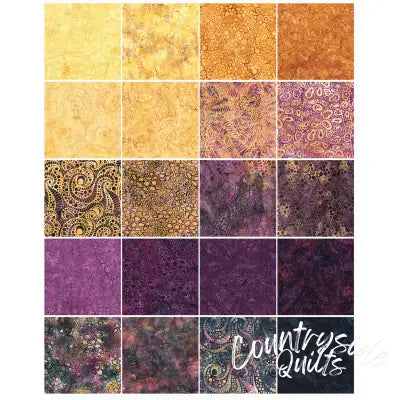 10in Squares, Geode Glow Batik, 42pcs