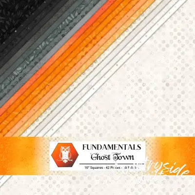 10in Squares Ghost Town 42pcs 2-4pcs of Each Print