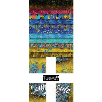 10in Squares, Gilded Plum, 42pcs/bundle