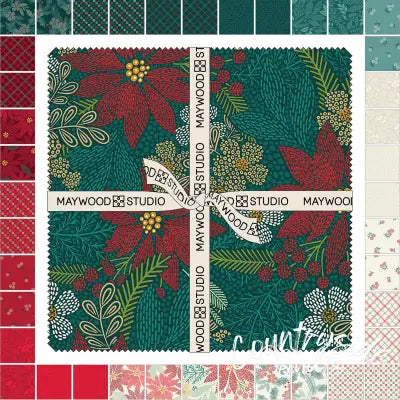 10in Squares Holiday Stitches, 42pcs/bundle