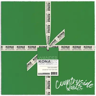 10in Squares Kona Cotton Coty 2026 Wander, 42pcs/bundle