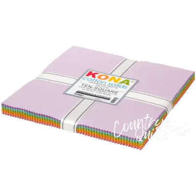 10in Squares Kona Cotton Greenhouse, 54pcs/bundle