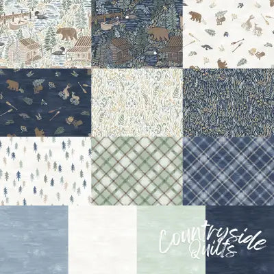 10in Squares Lakeside Days, 42pcs/bundle