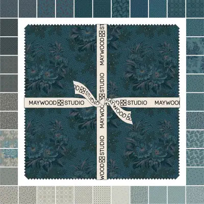 10in Squares Midnight Bloom, 42pcs/bundle