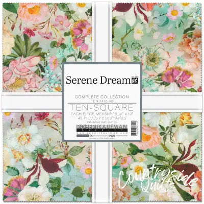10in Squares, Serene Dream, 42pcs