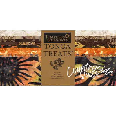 10in Squares Tonga Batik Hayride, 42pcs/bundle