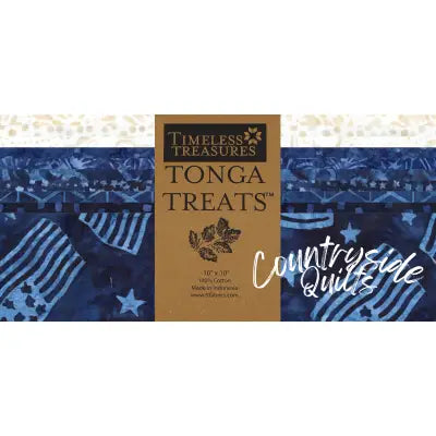 10in Squares, Tonga Batik USA, 42pcs/bundle