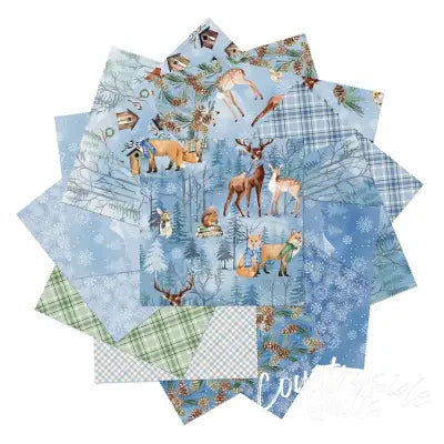 10in Squares Woodland Wonderland 42pcs/bundle