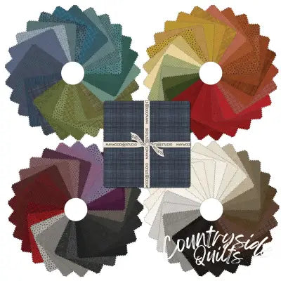 10in Squares Woolies Flannel Complete Set, 100pcs/bundle