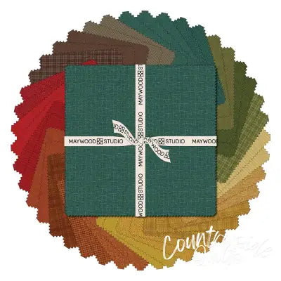 10in Squares Woolies Flannel Desert Sunset, 42pcs/bundle