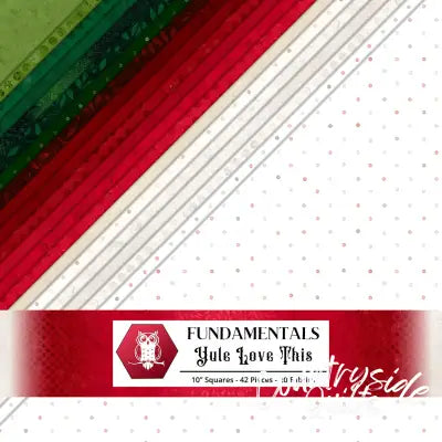 10in Squares Yule Love This 42pcs 2-4pcs of Each Print