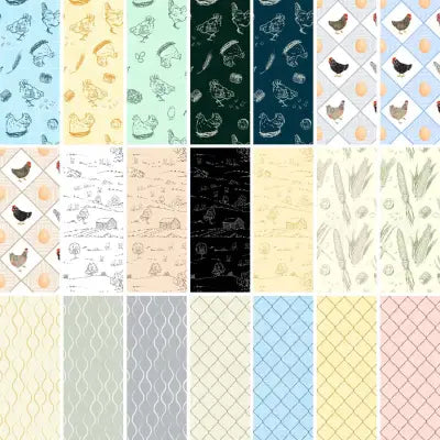 10Inch Square Pack Hen Haven 42pcs