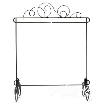 11.5in  x 11.5in Meandering Stand Silver Tex